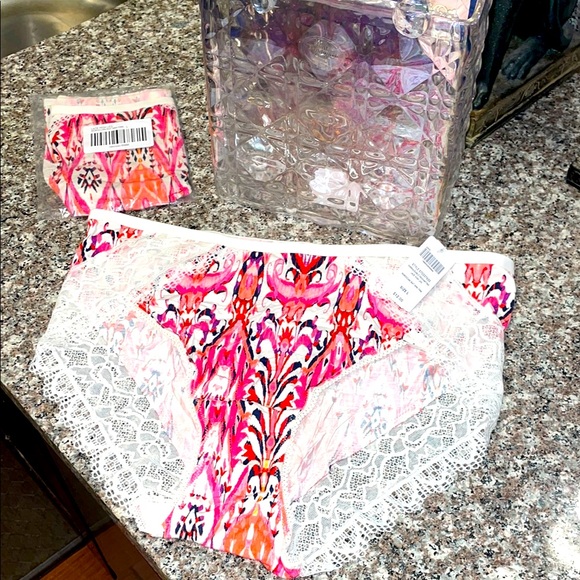 Colorful Lace Trimmed Panties by SOMA - Picture 1 of 5